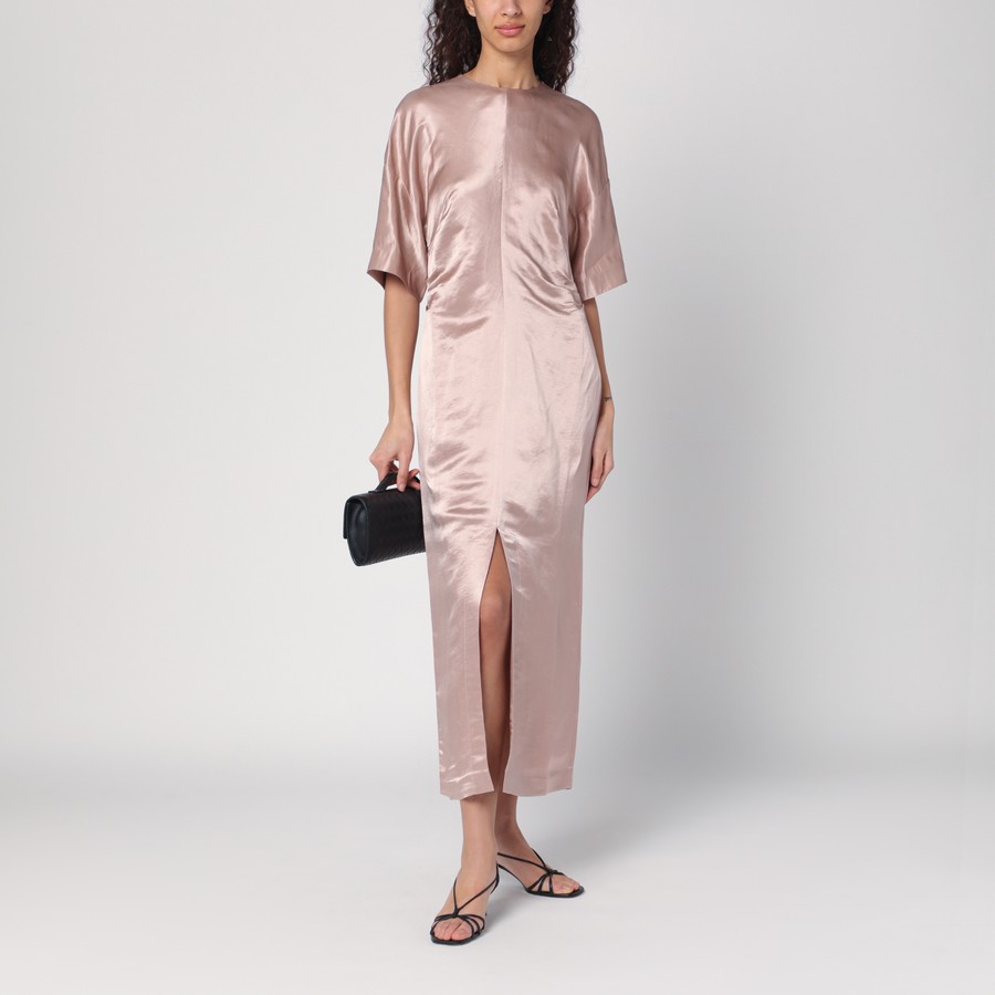 ワンピースその他 Loulou Studio Long antique pink dress in linen and silk Loulou Studio Long antique pink dress in linen and silk