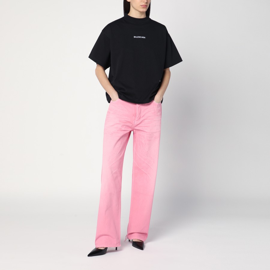 【関税&送料込】Balenciaga Wide-Leg Baby Pink Jeans Balenciaga Wide-leg Baby Pink jeans | TheDoubleF
