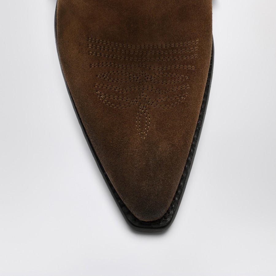 ブーツその他 PRADA Woman Boots Tobacco 1U001O054 F0005 Tobacco Suede boots | PRADA
