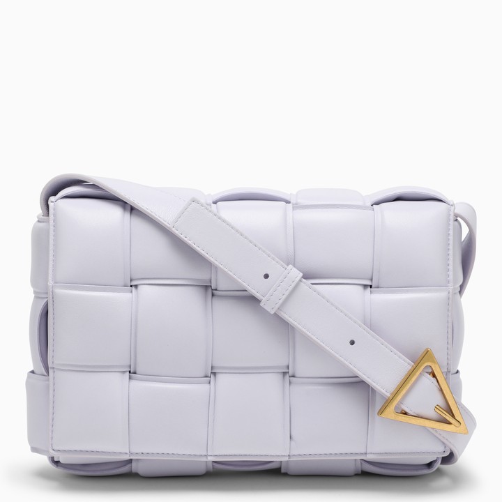 Bottega Veneta Lilac Padded Cassette Bag Thedoublef