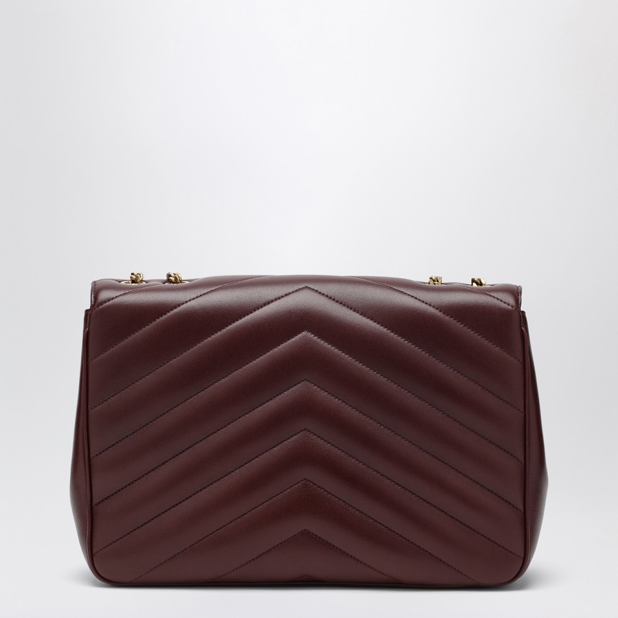 ショルダーバッグ・ポシェット SAINT LAURENT LARGE LOULOU HOT WINE LEATHER BAG c0a5322037b27b7e423bf66b1024b4