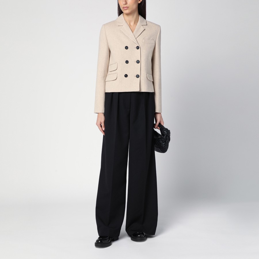 ジャケット the garment Mille beige double-breasted jacket the garment Mille beige double-breasted jacket | TheDoubleF