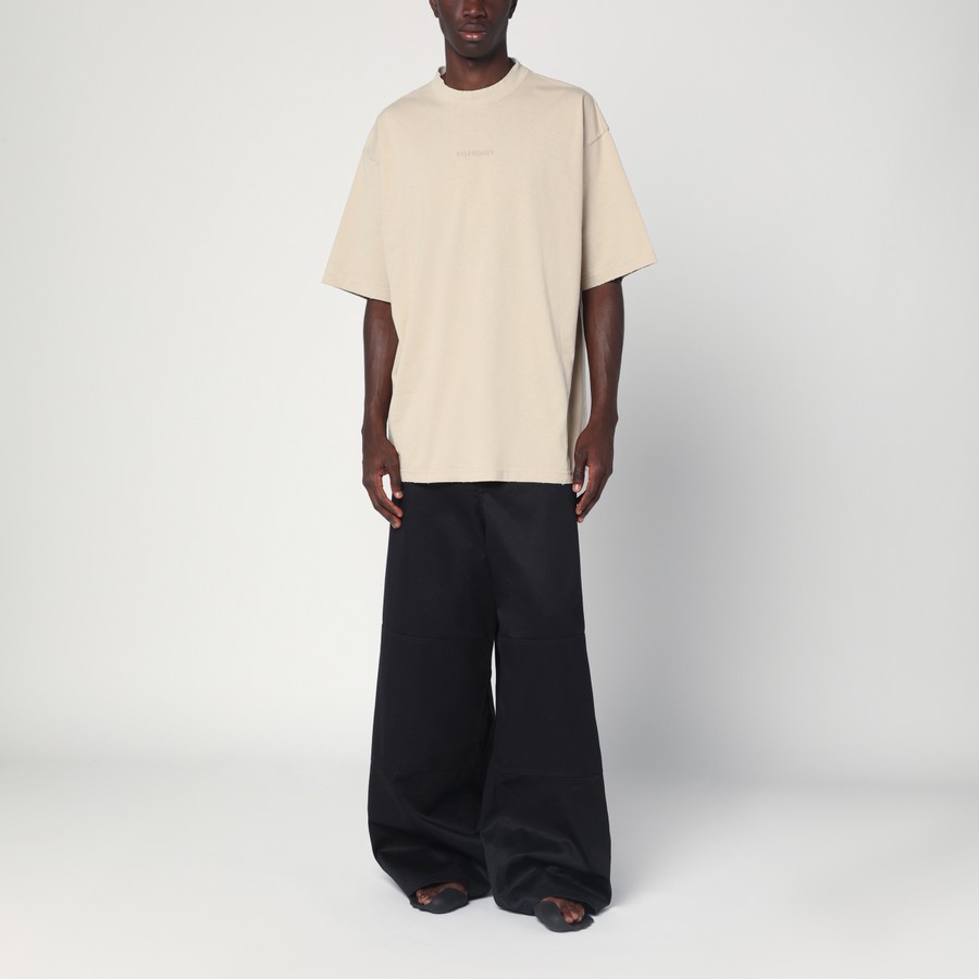 【Balenciaga】MEDIUM FIT TSHIRT◆764235TSVO9 Balenciaga Beige New Balenciaga Back Medium Fit T-shirt