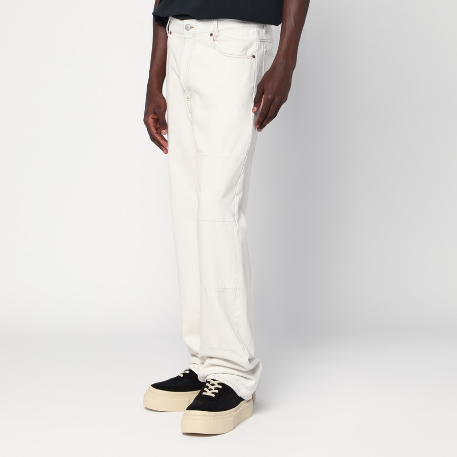 MM6 Maison Margiela White jeans with patches | TheDoubleF
