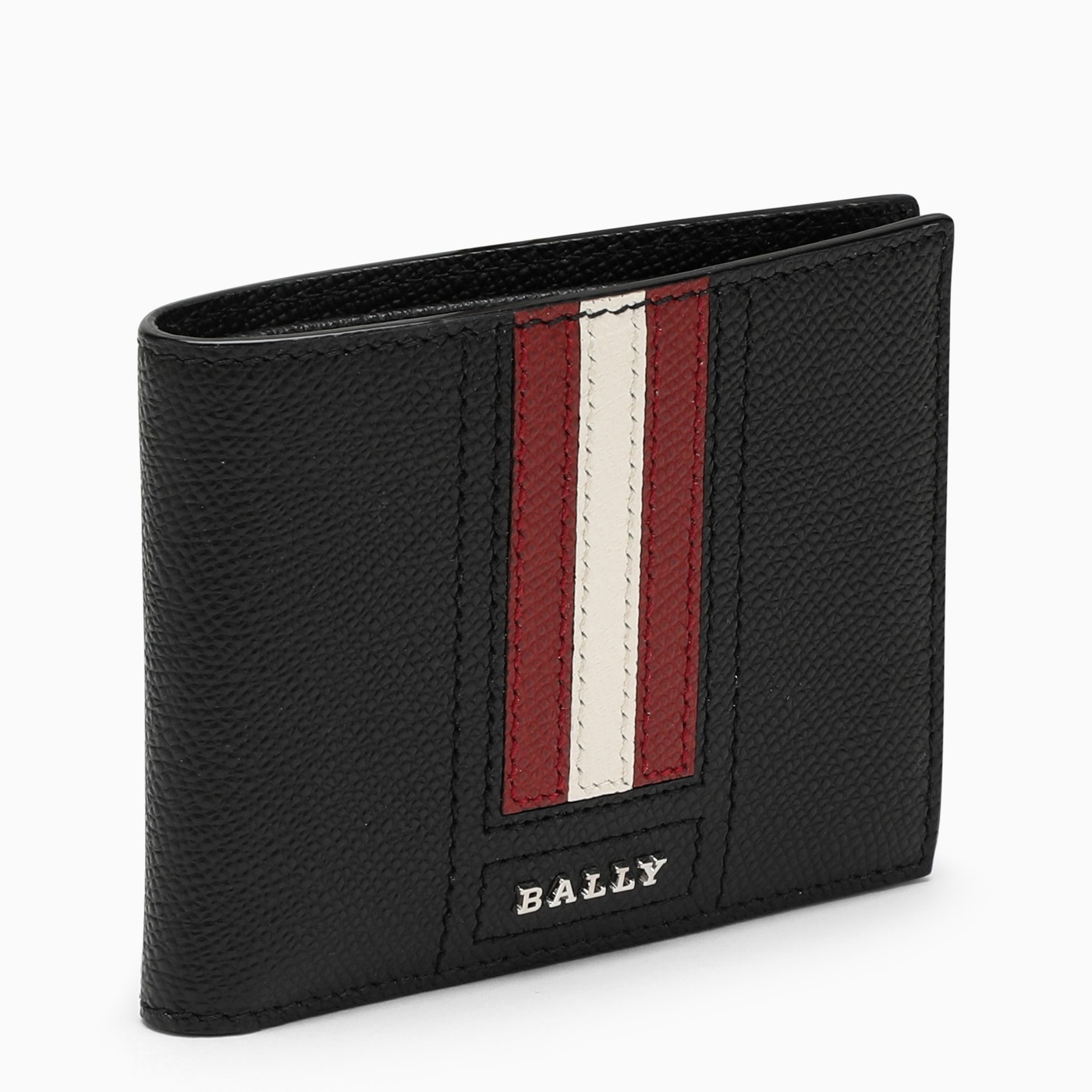 BALLY Black leather bifold wallet TheDoubleF