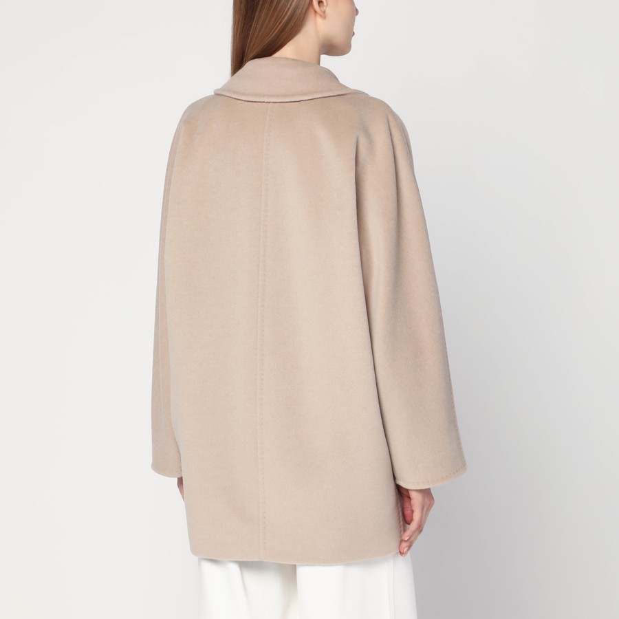 Max Mara 101801 Icon short coat in écru | TheDoubleF