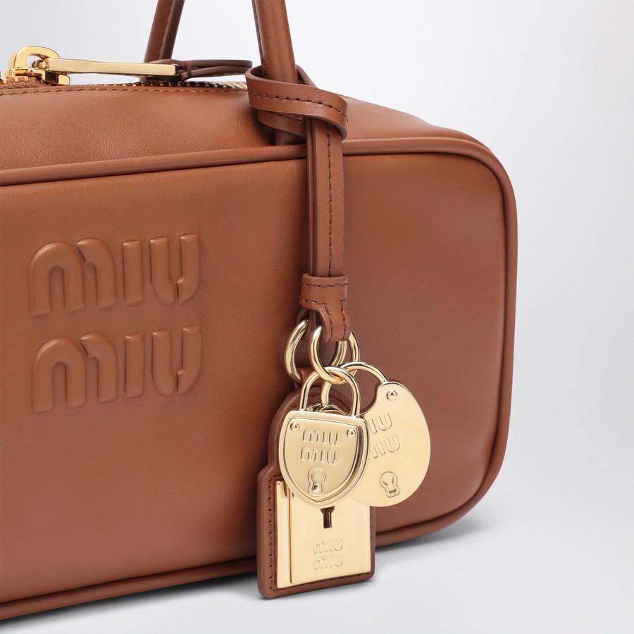 Miu Miu Beau small bag Cognac colour | TheDoubleF