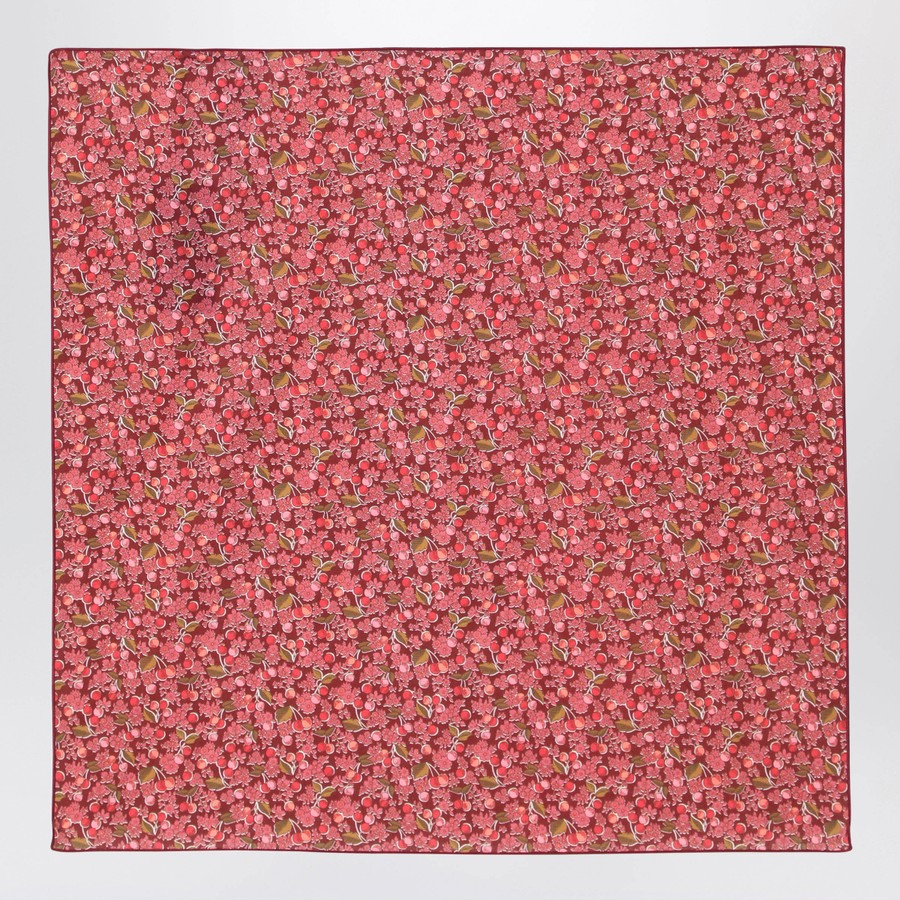 Bonpoint Foulard rouge fuchsia à imprimé liberty TheDoubleF