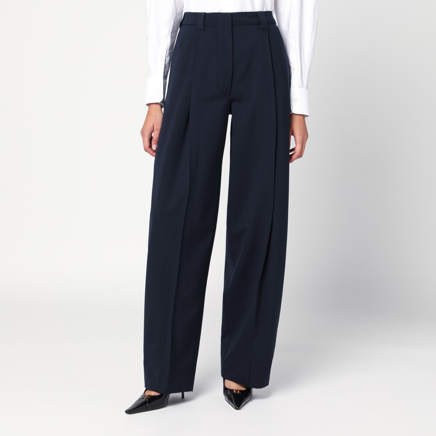 パンツ OFF-WHITE MIDNIGHT BLUE WOOL PANT Off-White Midnight Blue Wool Pant – LOZURI®