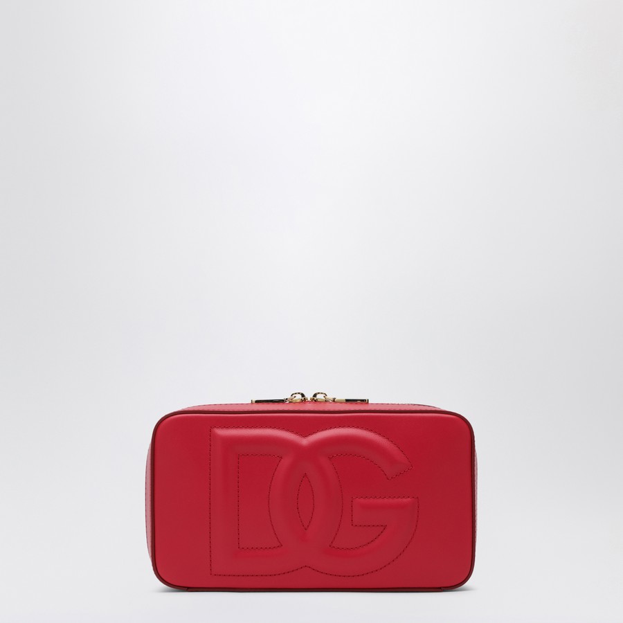 ショルダーバッグ・ポシェット DOLCE  GABBANA Women Messenger Bags BB7289AW576 8X052 RED Dolce&Gabbana Red leather shoulder bag with logo | TheDoubleF