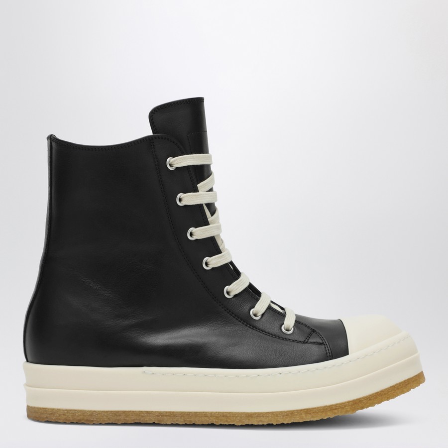 スニーカー RICK OWENS BLACK/MILK WHITE CREEP SNEAKERS Rick Owens Black/milk white Creep sneakers | TheDoubleF
