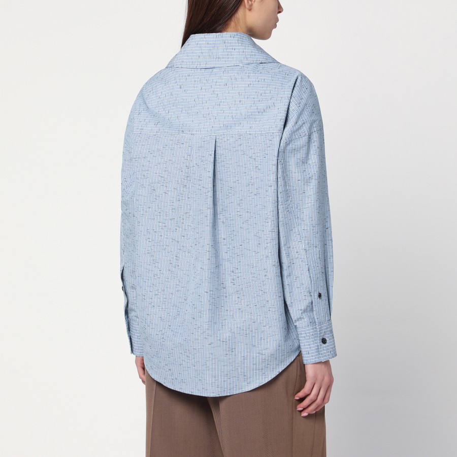 Bottega Veneta Striped shirt in cotton and linen | TheDoubleF