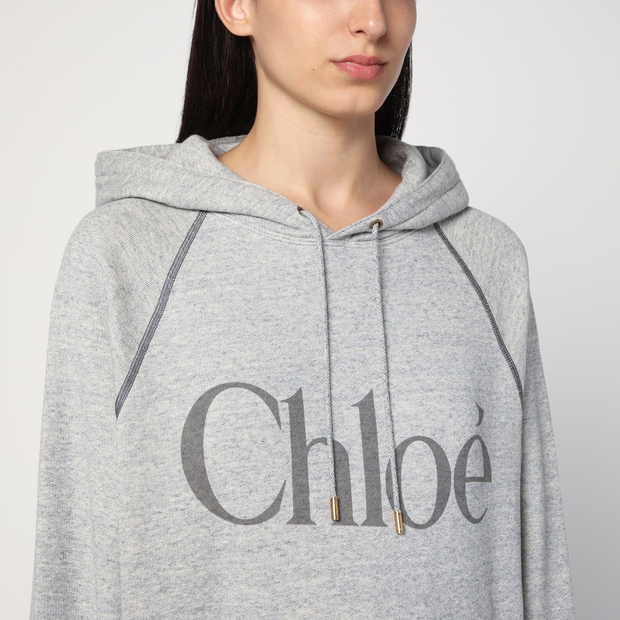Tシャツ・カットソー CHLOE' Cotton blend sweatshirt Vapor Grey WHYTO. 2WAY プリントTシャツ レディース MOMENT WHT25HBL4064