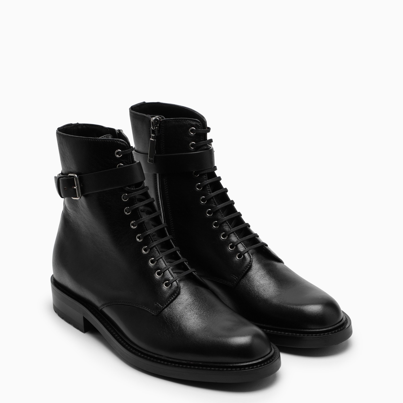 Saint Laurent Army laceup boot black TheDoubleF
