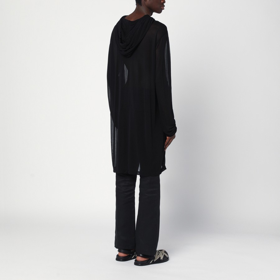 【関税&送料込】Rick Owens Semi-Transparent Black Hoodie Rick Owens Semi-transparent black hoodie | TheDoubleF