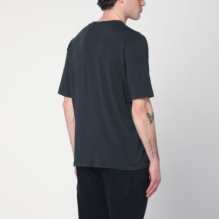 Tシャツ・カットソー SAINT LAURENT Men T Shirts 818535 BLACK BLACK Saint Laurent COTTON T-SHIRT (818535YBHD2) – LOZURI®