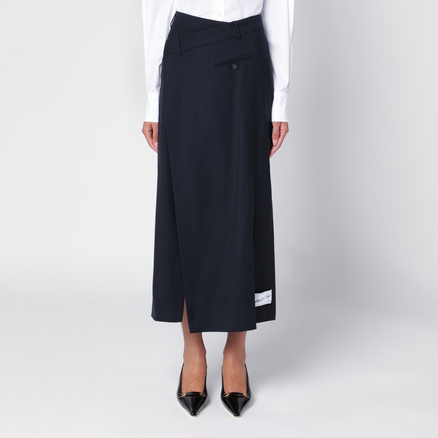ミニスカート ERIKA CAVALLINI Women Mini Skirts P4WZ03WV P ERIKA K65 0 BLU Erika Cavallini Matilda blue asymmetrical skirt | TheDoubleF
