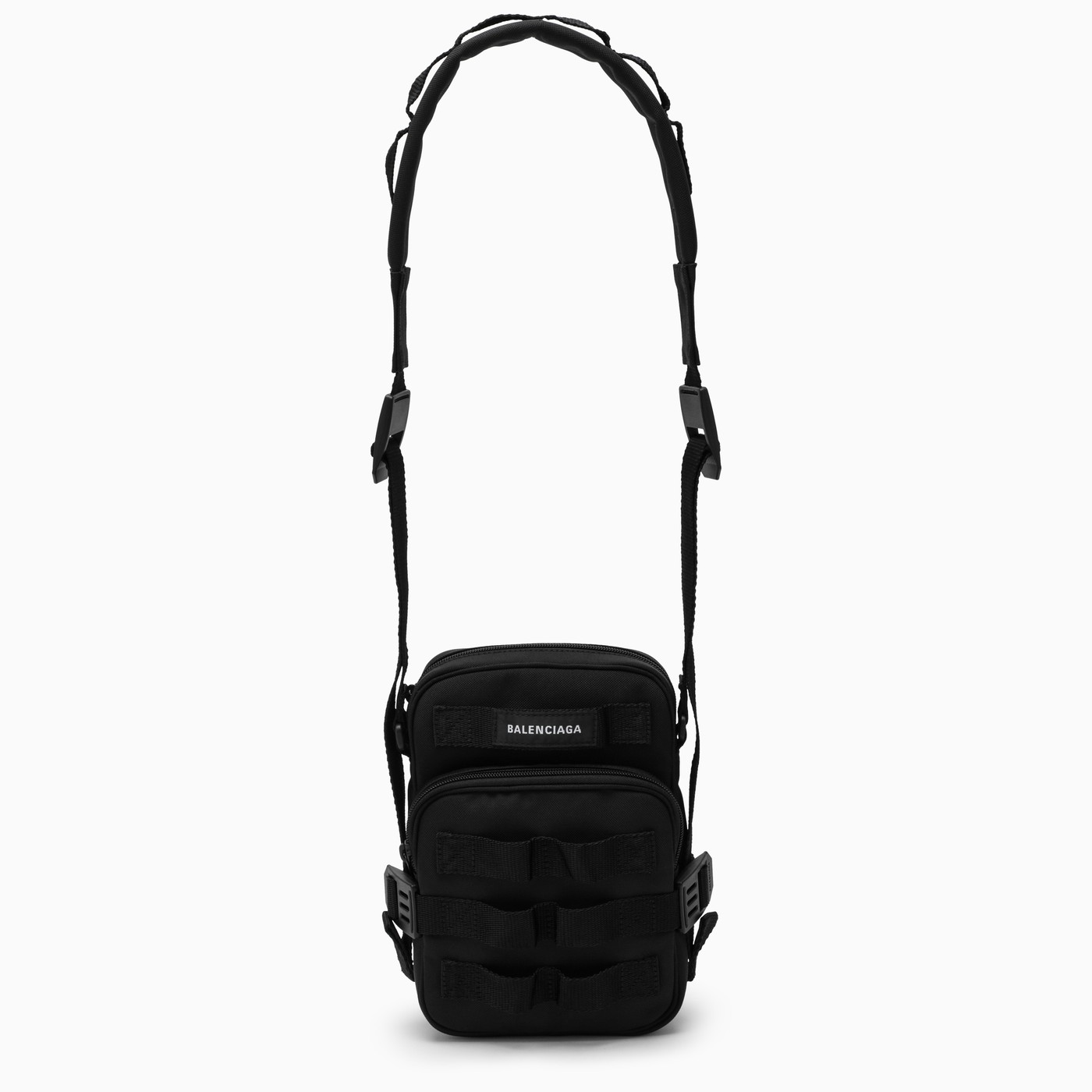 Balenciaga Army Messenger black nylon shoulder bag TheDoubleF