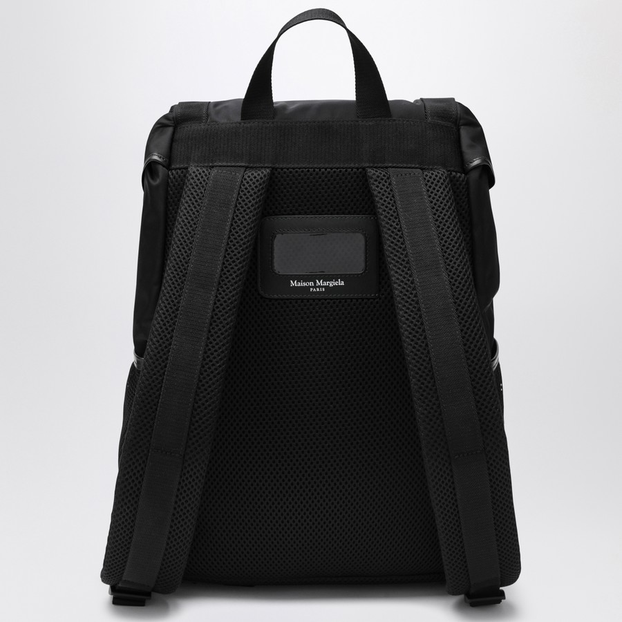 Maison Margiela Medium black technical backpack | TheDoubleF