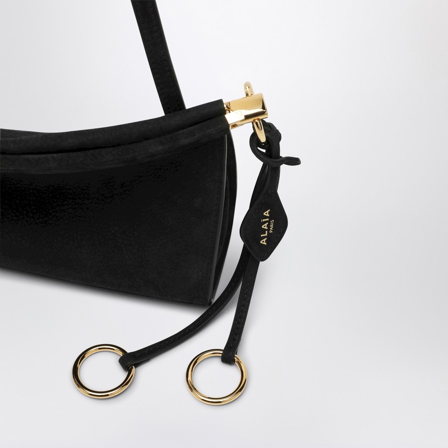 Alaïa Le Click East West small black nabuk bag | TheDoubleF