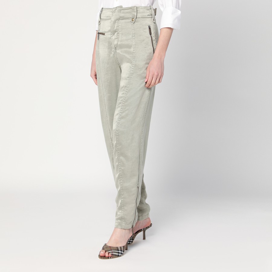 ボトムスその他 Burberry Trousers with B Shield emblem in lyocell Burberry Trousers with B Shield emblem in lyocell | TheDoubleF
