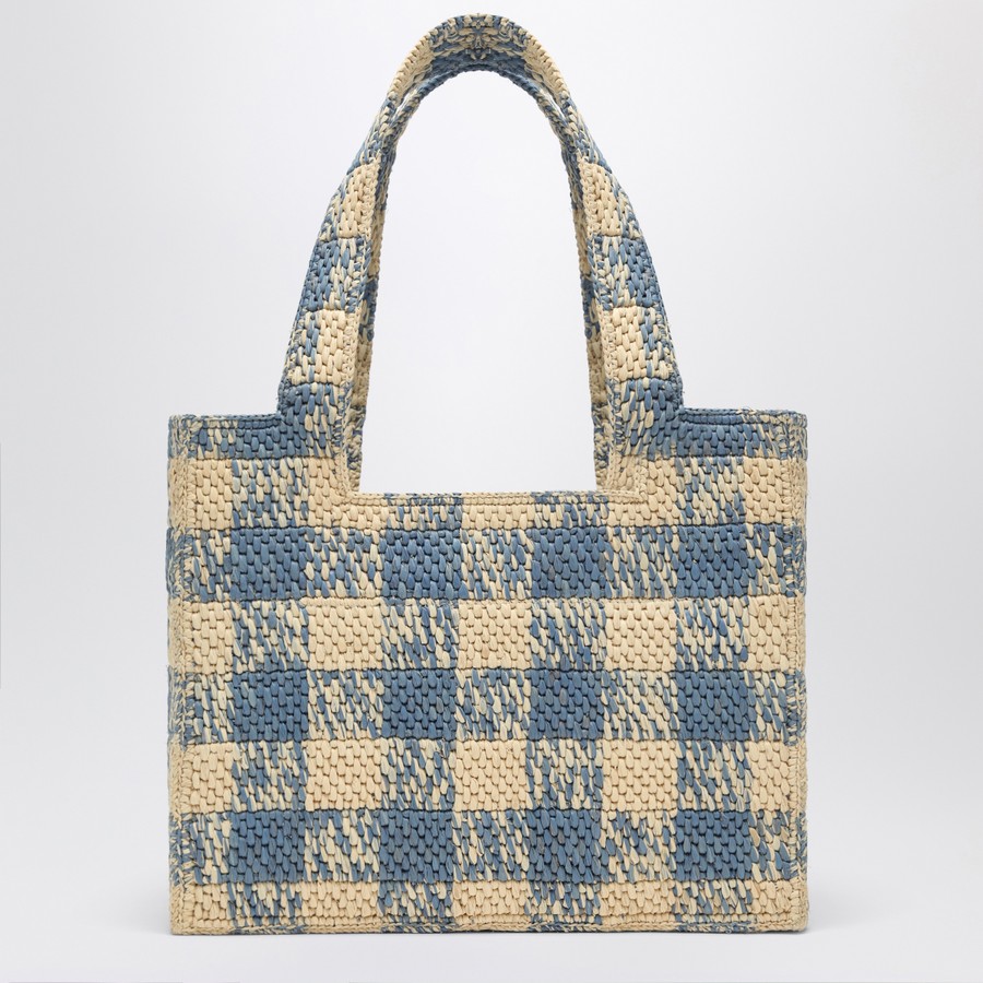バッグ・カバンその他 LOEWE MEDIUM LOEWE FONT BAG IN NATURAL/BLUE Loewe Medium LOEWE Font bag in natural/blue | TheDoubleF