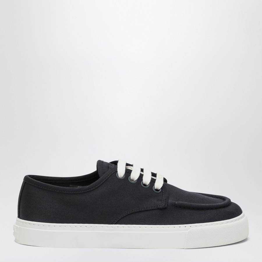 スニーカー Prada Navy Blue Canvas Sneakers Prada Sneakers navy blue in cotton canvas | TheDoubleF