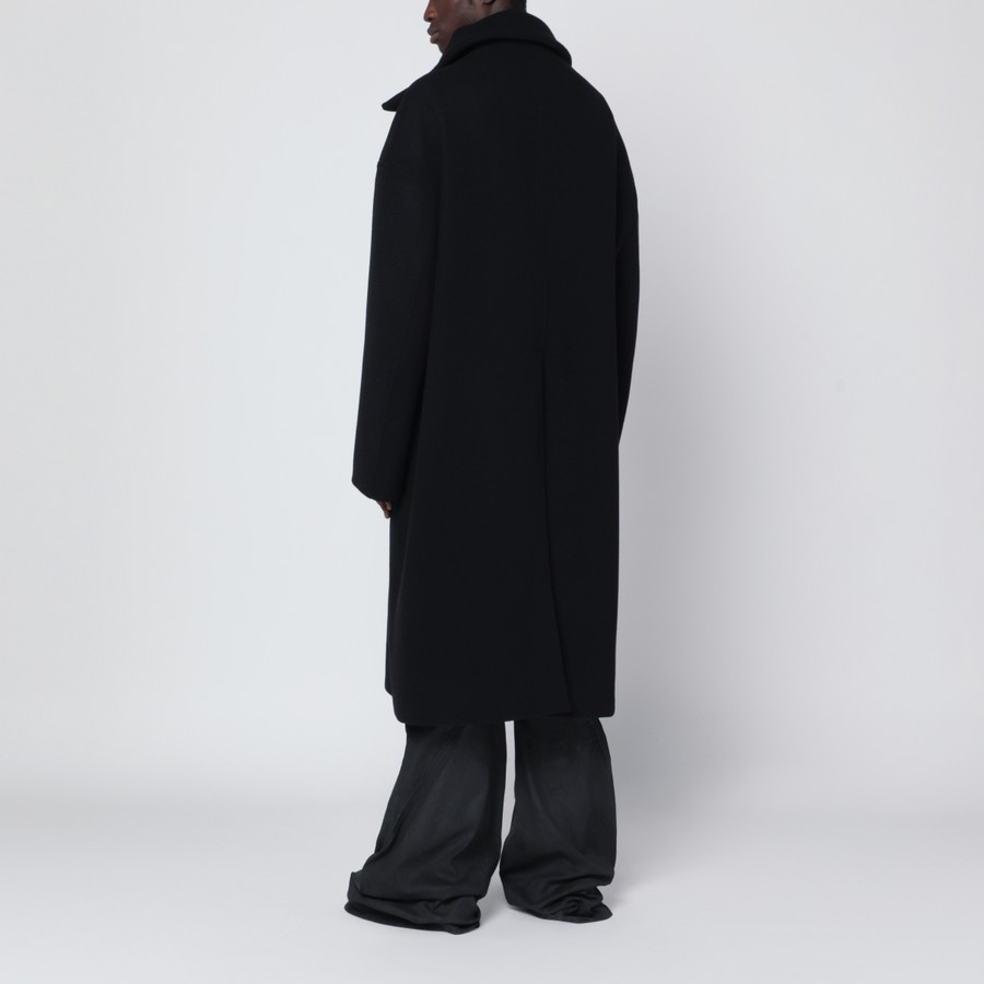 Rick Owens Black wool coat | TheDoubleF