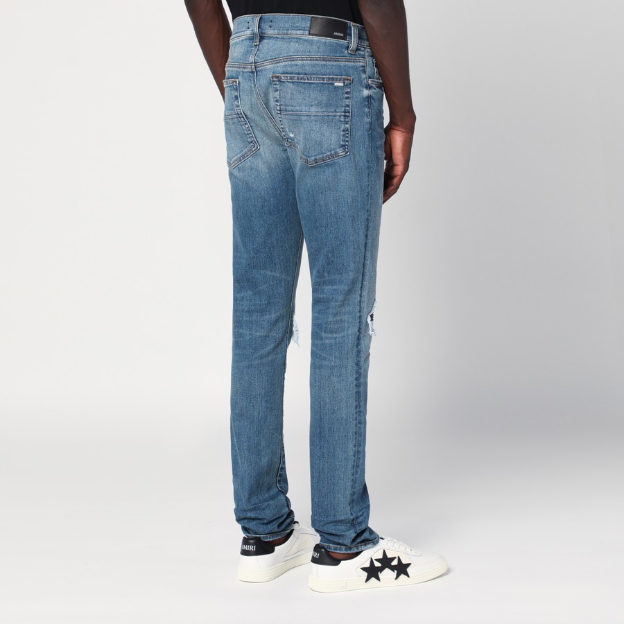AMIRI Blue skinny jeans with rips | TheDoubleF