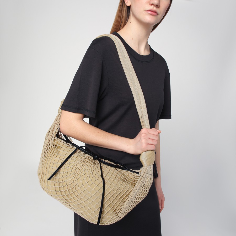 LEMAIRE CROISSANT FILT BAG ベージュ / OS SPORTIVO [Croissant filt bag light beige]