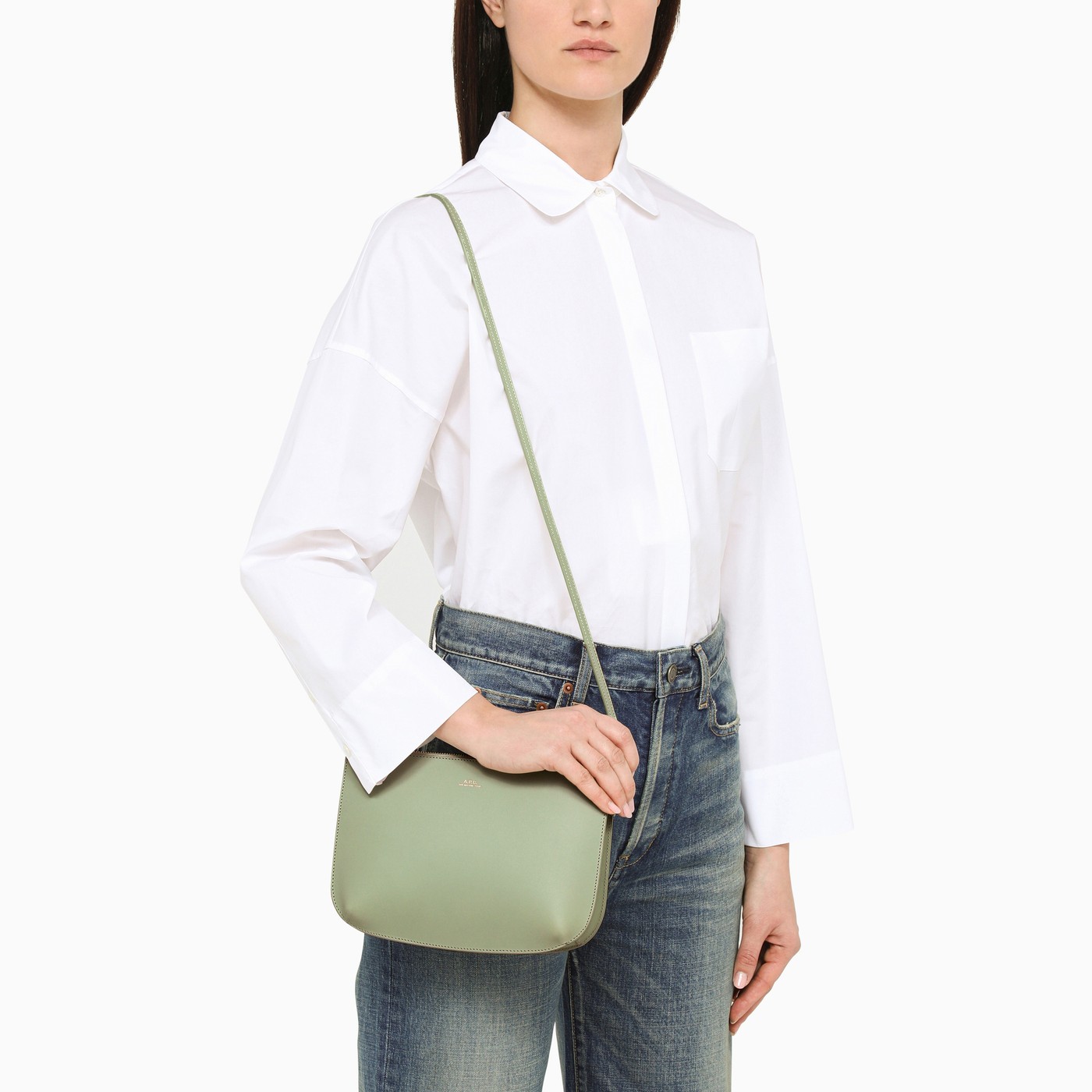 A.P.C. Green Sarah small crossbody TheDoubleF