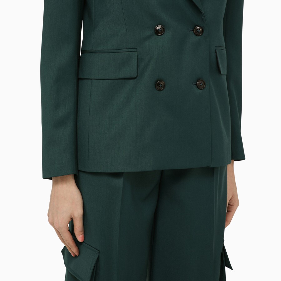 AMIRI Forest green double-breasted jacket in wool | TheDoubleF