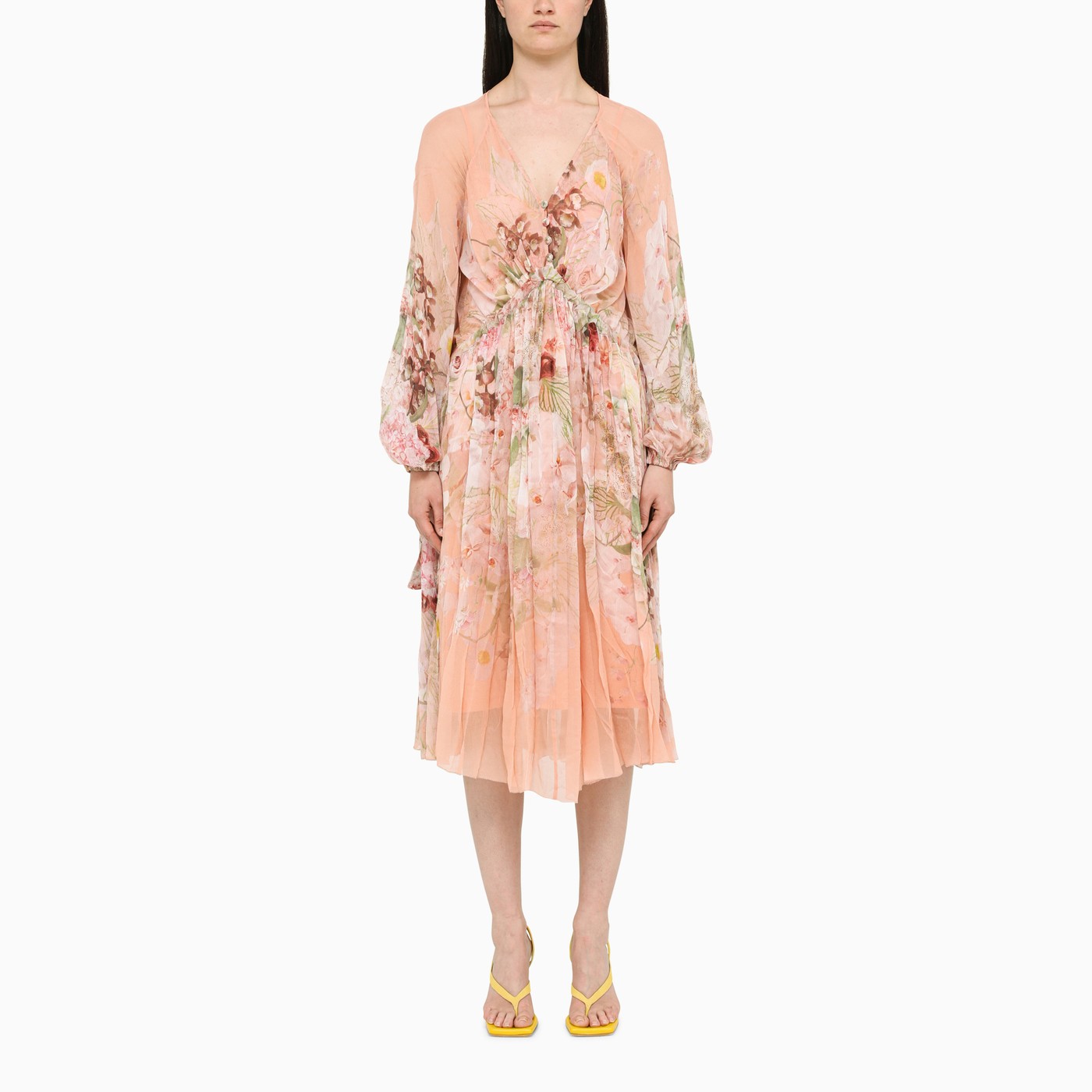 Zimmermann Pink floralprint long dress TheDoubleF