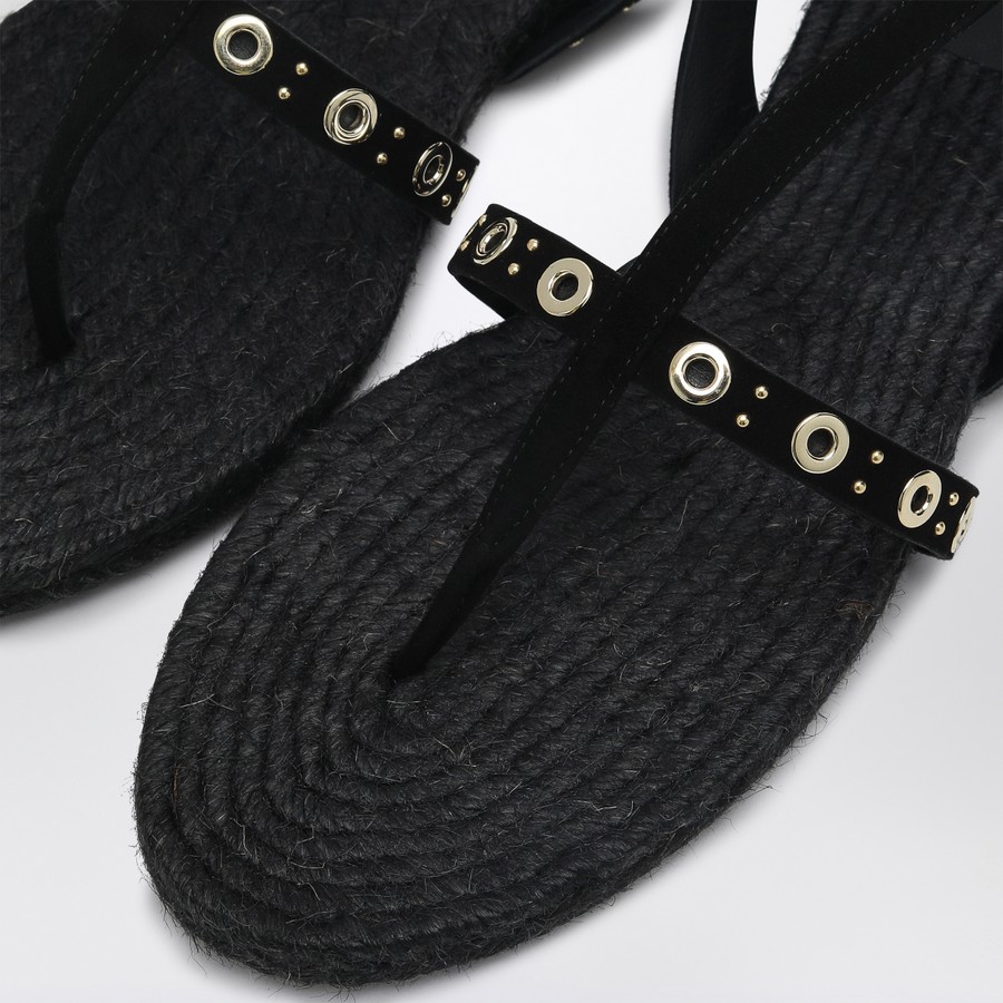 シューズ・サンダルその他 Castaner Low-heeled black Pati with studs Castañer Low-heeled black Pati with studs | TheDoubleF