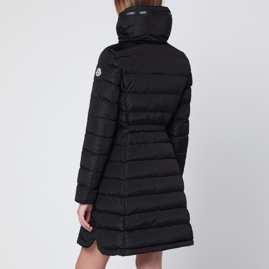 Moncler FLAMMETTE GIUBBOTTO ブラック Black Flammette Hooded Long Down Jacket - Long Down Jackets