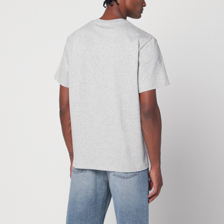 Tシャツ・カットソー AMI PARIS Men T-shirt Grey HTS346724 0951 Ami Paris T-shirt Ami De Coeur grey in cotton | TheDoubleF