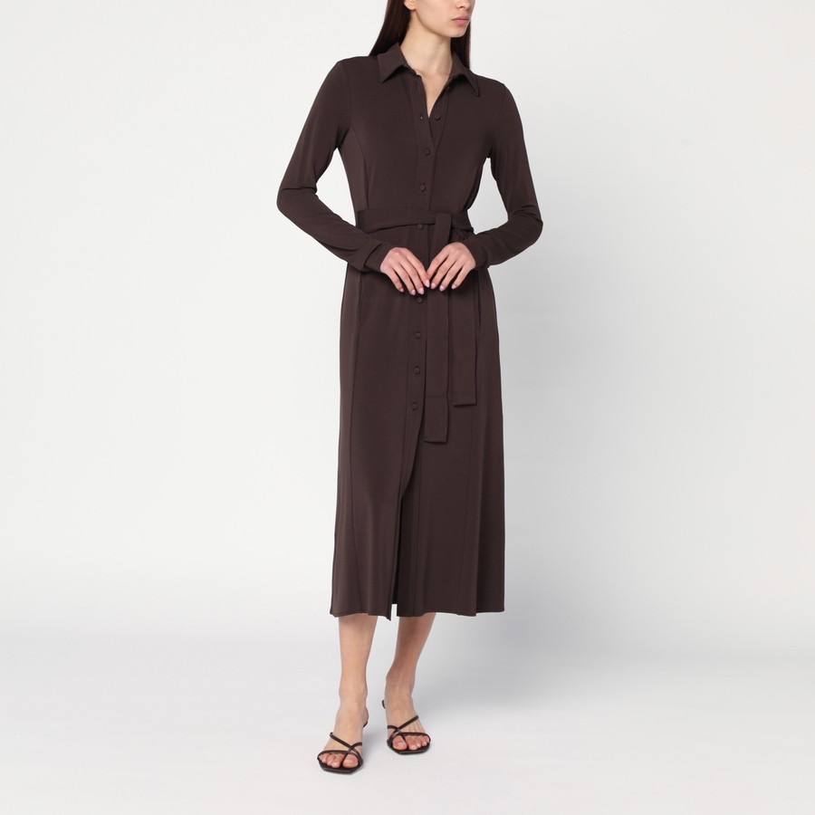 ワンピースその他 Max Mara Midi shirt dress in coffee colour Max Mara Midi shirt dress in coffee colour | TheDoubleF