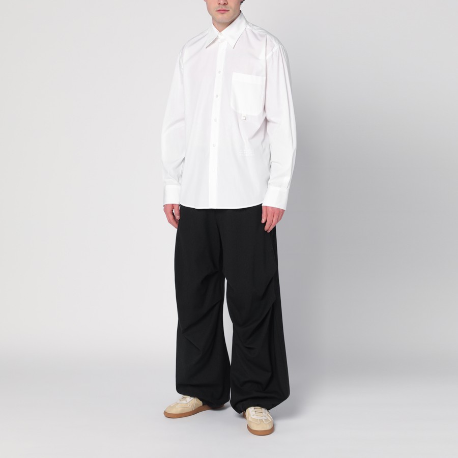 MM6 Maison Margiela White shirt in cotton | TheDoubleF