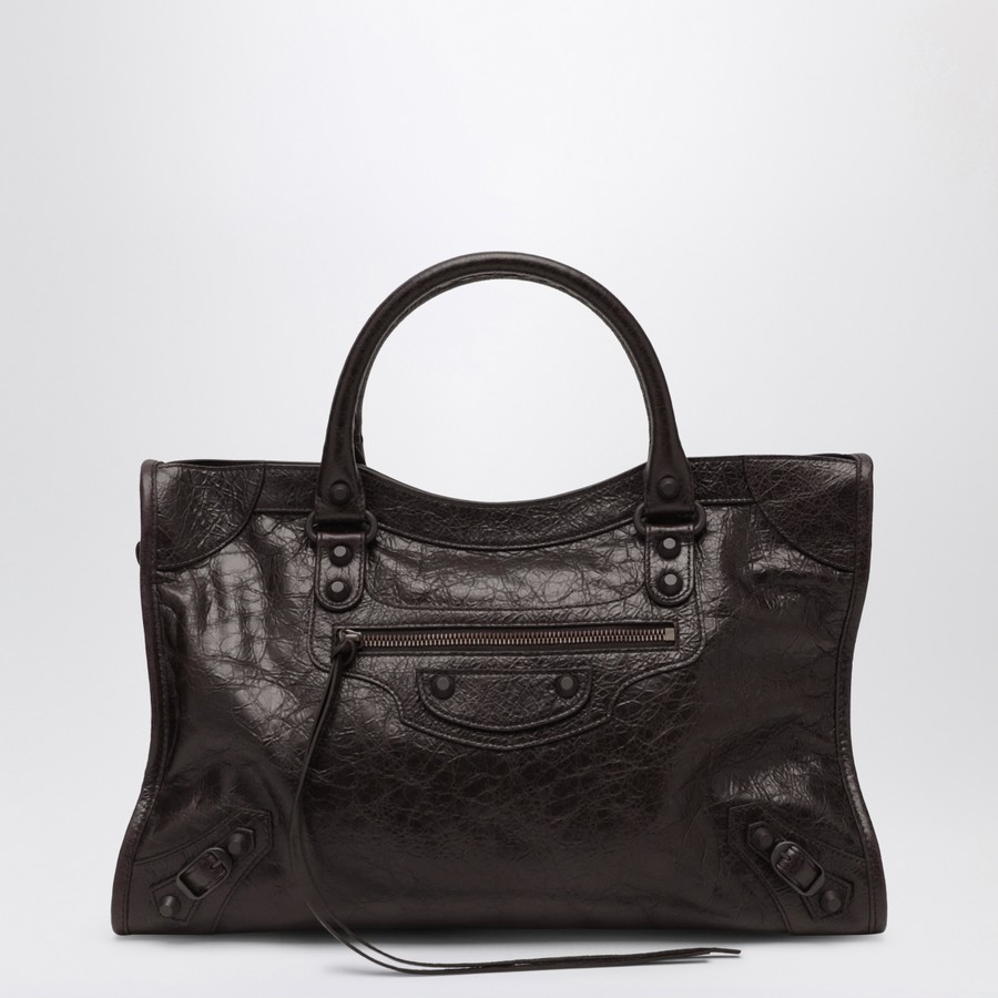 Balenciaga Moyen sac cabas Le City marron TheDoubleF