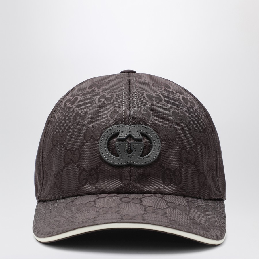 Cappelli Cuffia Gucci Uomo GUCCI Cappello Da Baseball Grigio In