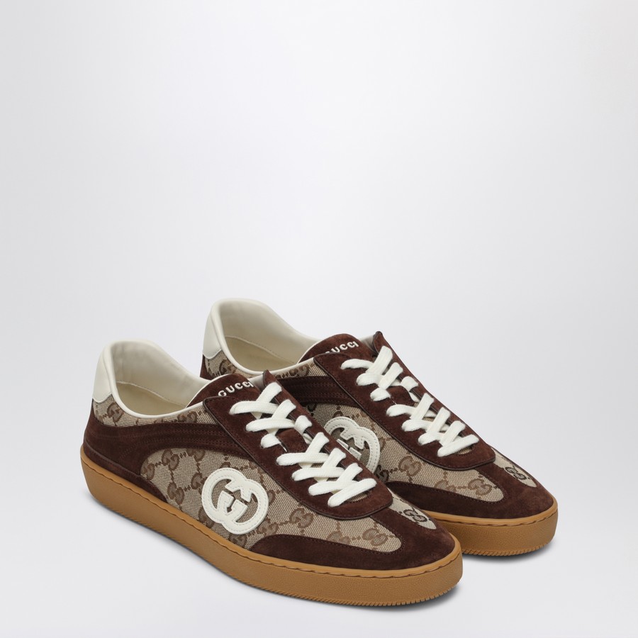 スニーカー GUCCI SNEAKERS WITH GG CROSS DETAIL IN SUEDE LEATHER GUCCI Sneakers with GG cross detail in suede leather