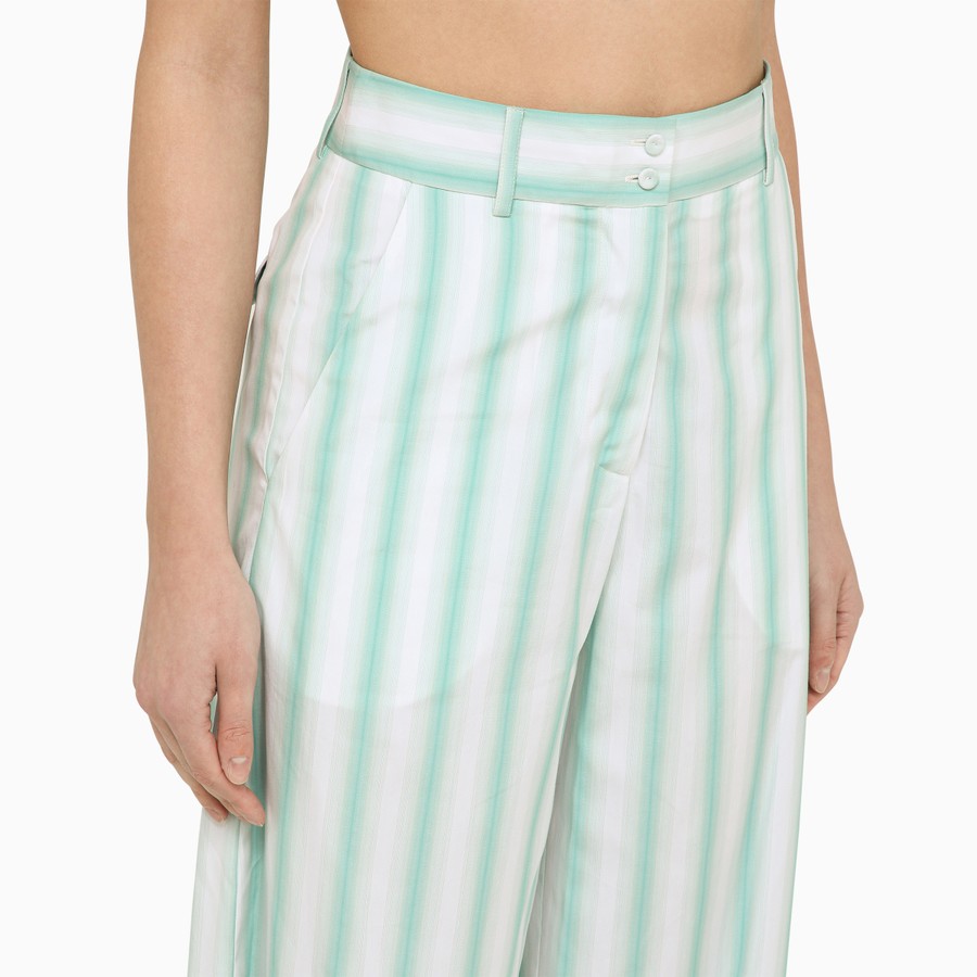 ボトムスその他 Margaux Lonnberg Beatty striped cotton trousers Margaux Lönnberg Women's Beatty Striped Cotton Trousers