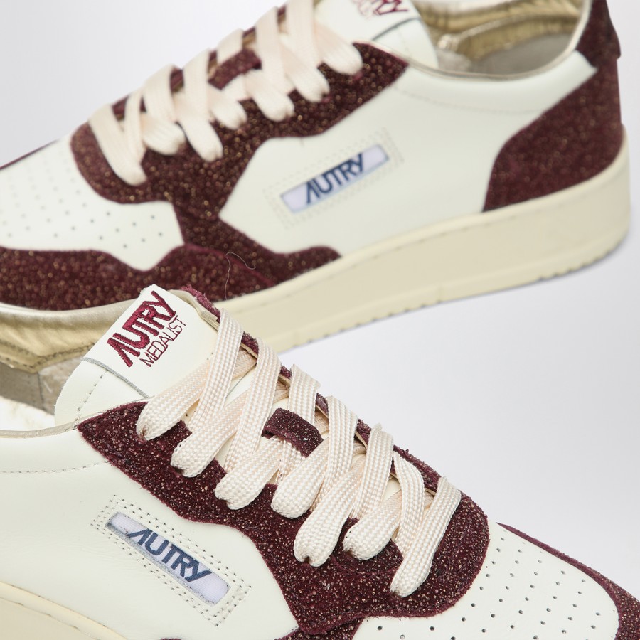 【関税&送料込】Autry Sneaker Medalist Marshmallow Amarone W AUTRY Sneaker Medalist Marshmallow/Amarone with glitter