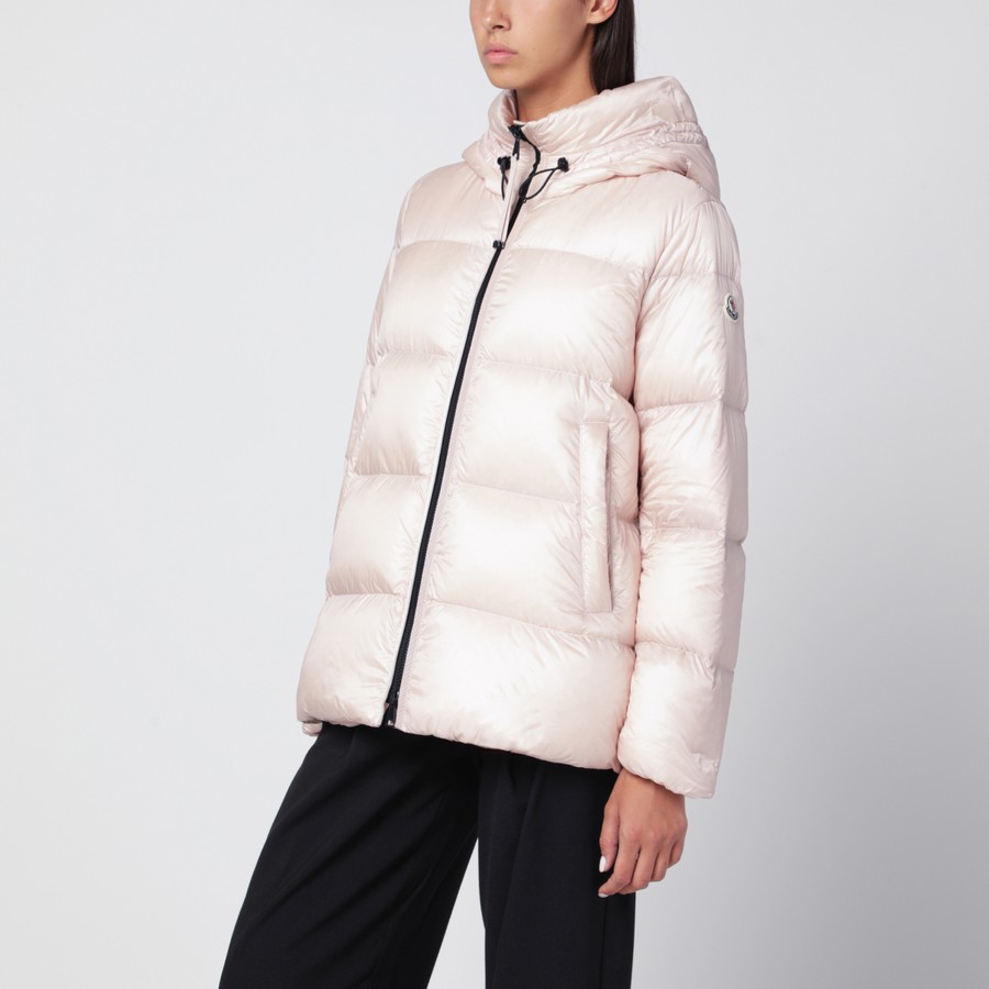 Moncler Piumino con zip rosa chiaro TheDoubleF