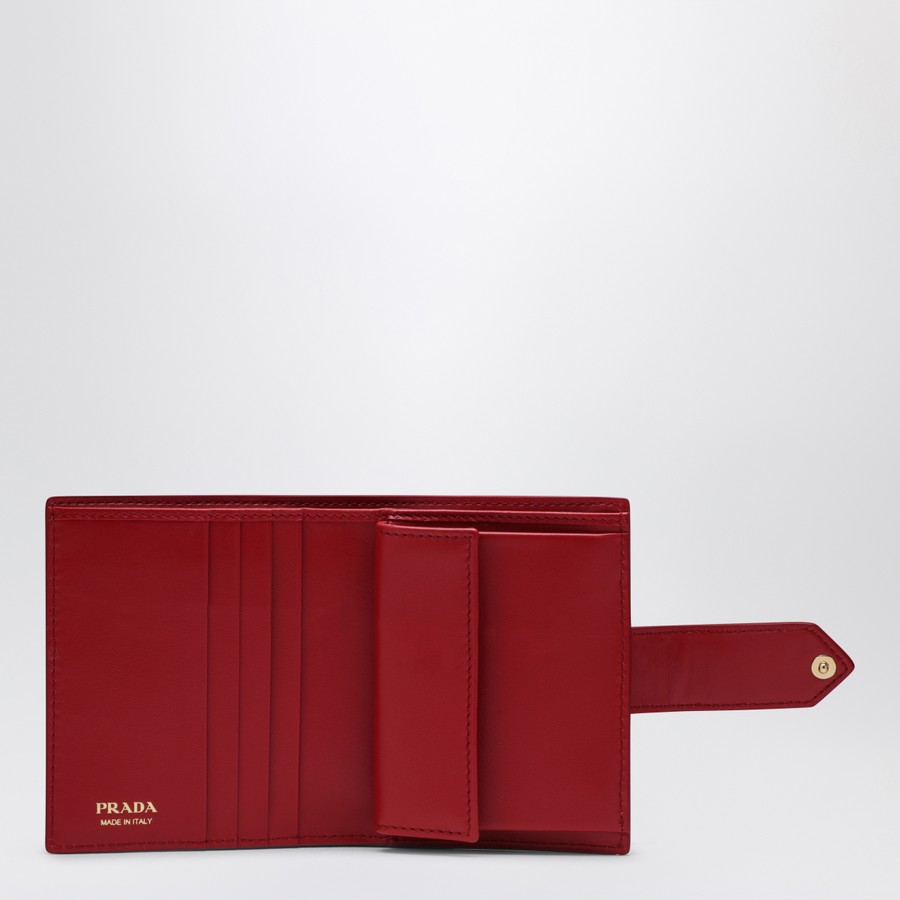 Prada Red Saffiano small wallet | TheDoubleF