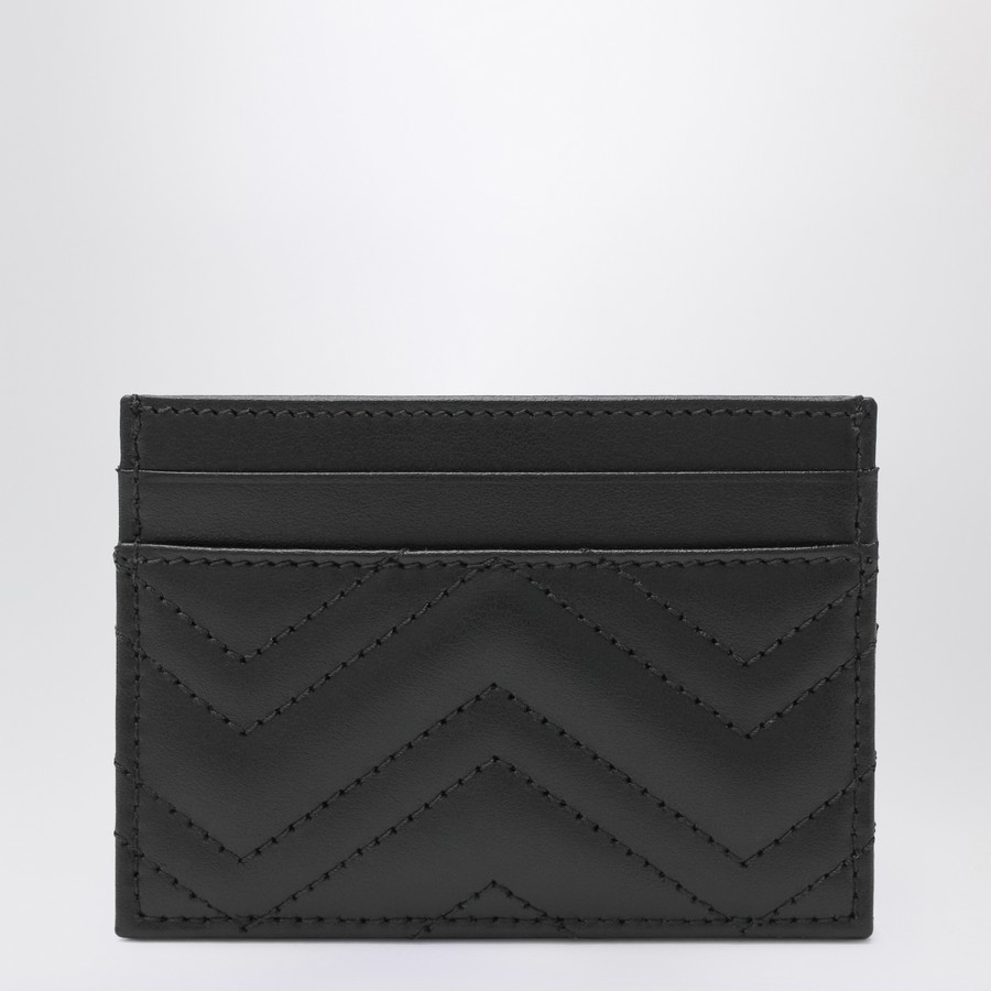 GUCCI Black GG Marmont card case TheDoubleF