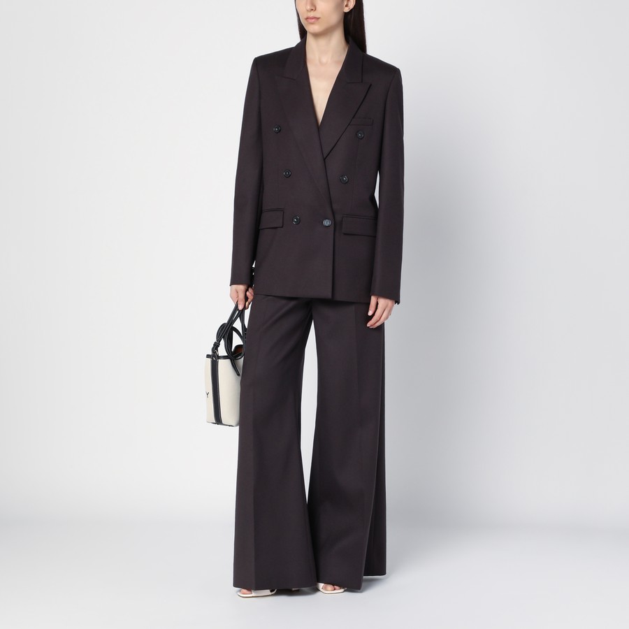 パンツ STELLA MCCARTNEY Woman Pants Brown 6402063CU703 2011 Stella McCartney Dark chocolate wide leg pants in wool