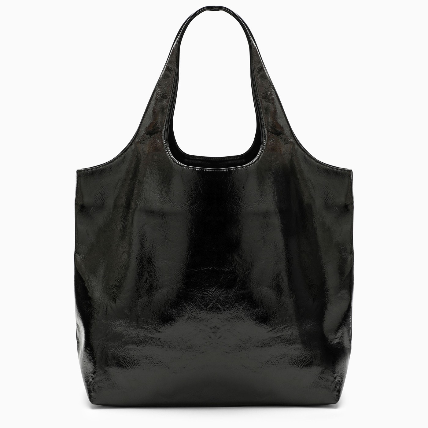 A.P.C. Tote bag in black patent leather TheDoubleF