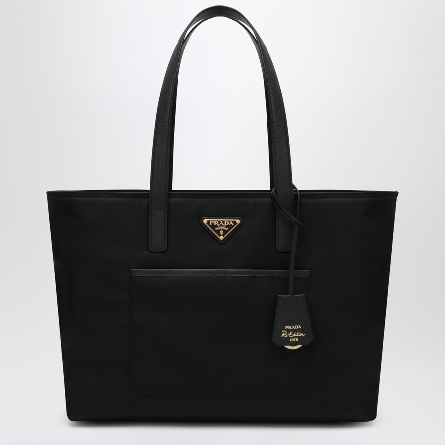 Prada Prada Re-Edition 1978 medium black Re-Nylon shopping