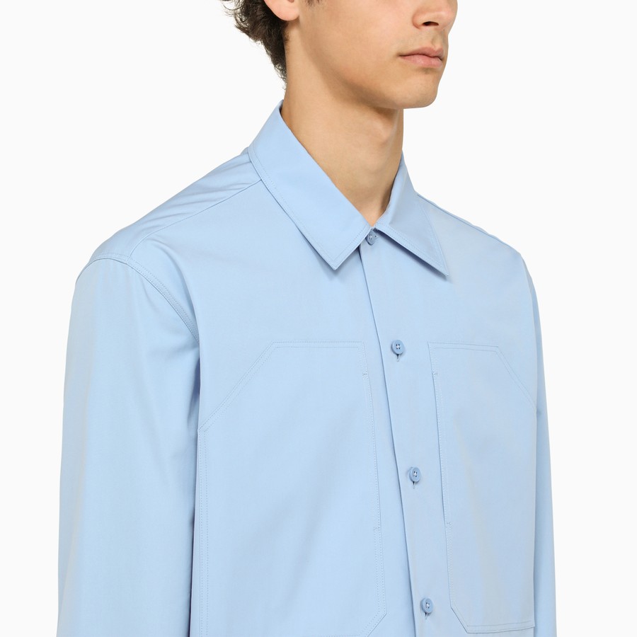 【送料&関税込】Jil Sander+ Shirt With Pocket Jil Sander Men's Patch Pocket Zip T-Shirt in Black Jil Sander
